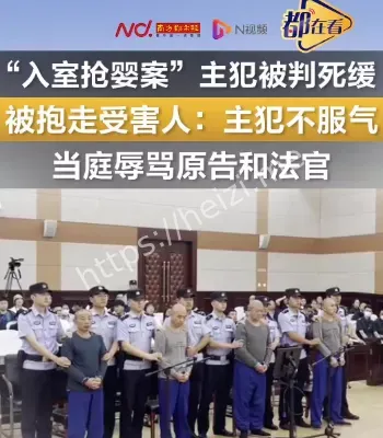 山东入室抢婴案主犯辱骂原告